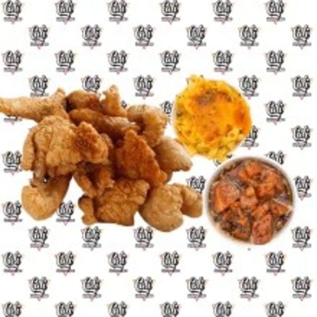 Fried Catfish nuggets Dinner.