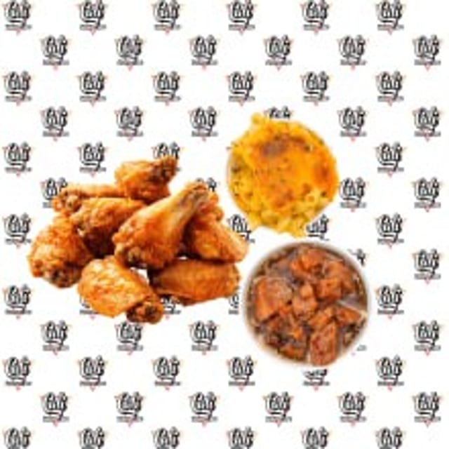 Soul Food Party Wing Dinner.